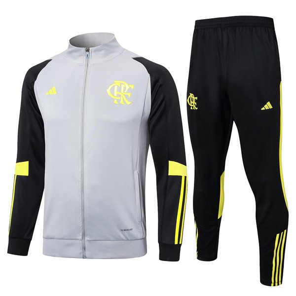 Trainingsanzug Flamengo 2024-2025 Grau Schwarz